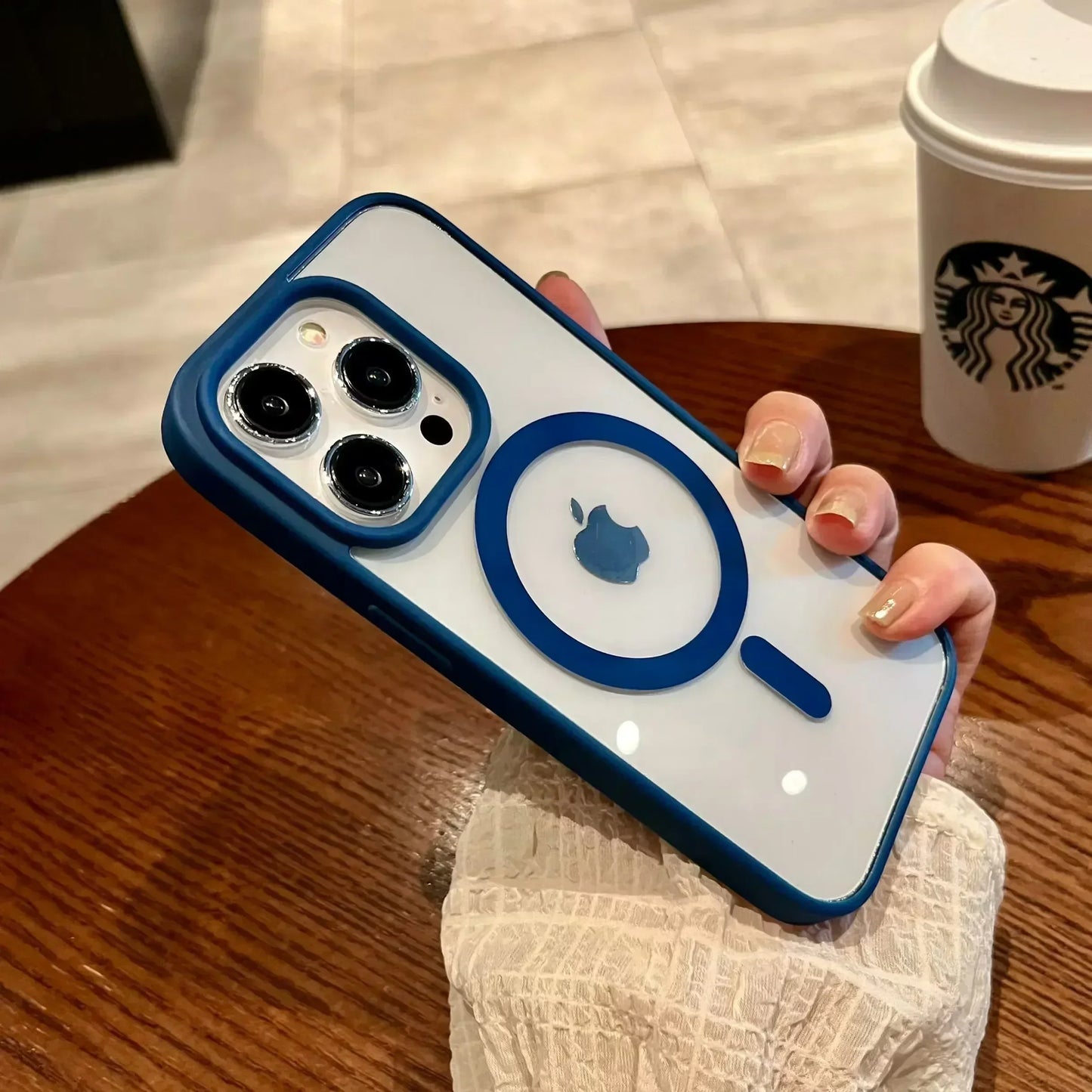 Capa Magnética Transparente Magsafe para iPhone