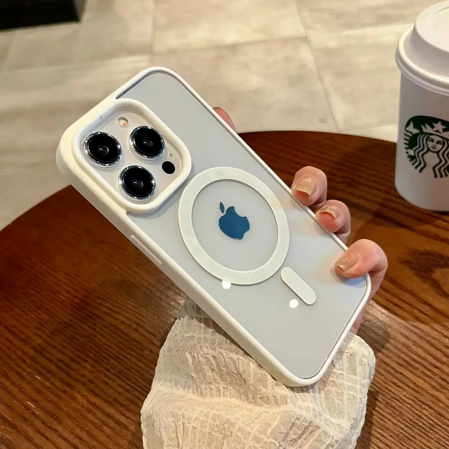 Capa Magnética Transparente Magsafe para iPhone