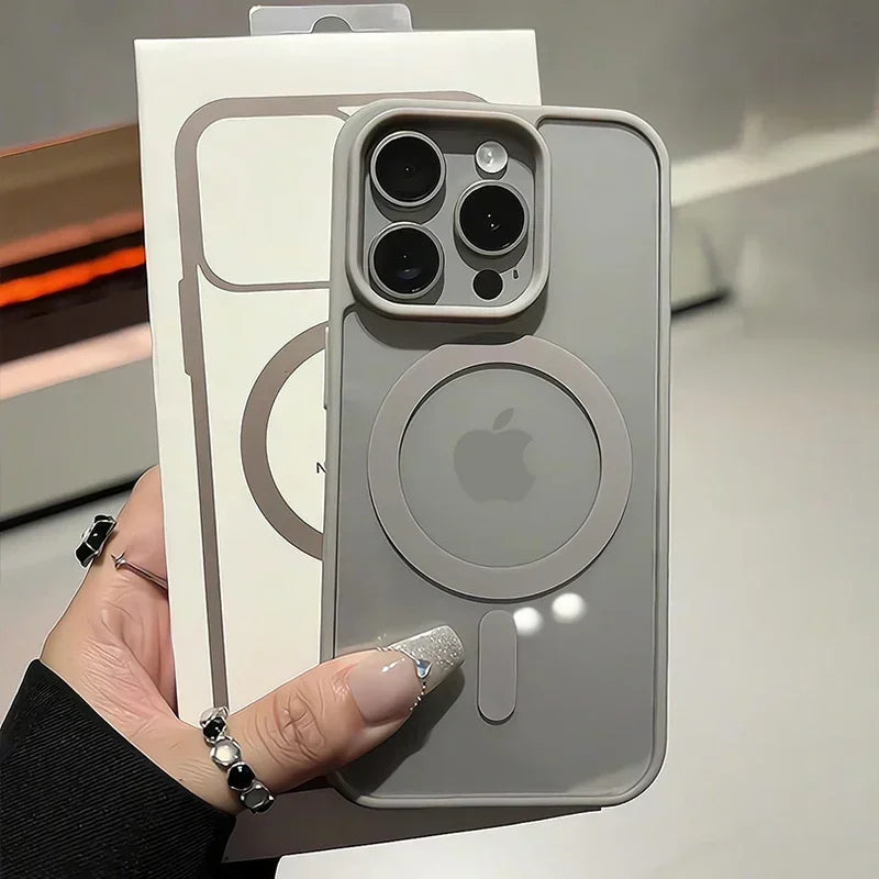 Capa Magnética Transparente Magsafe para iPhone