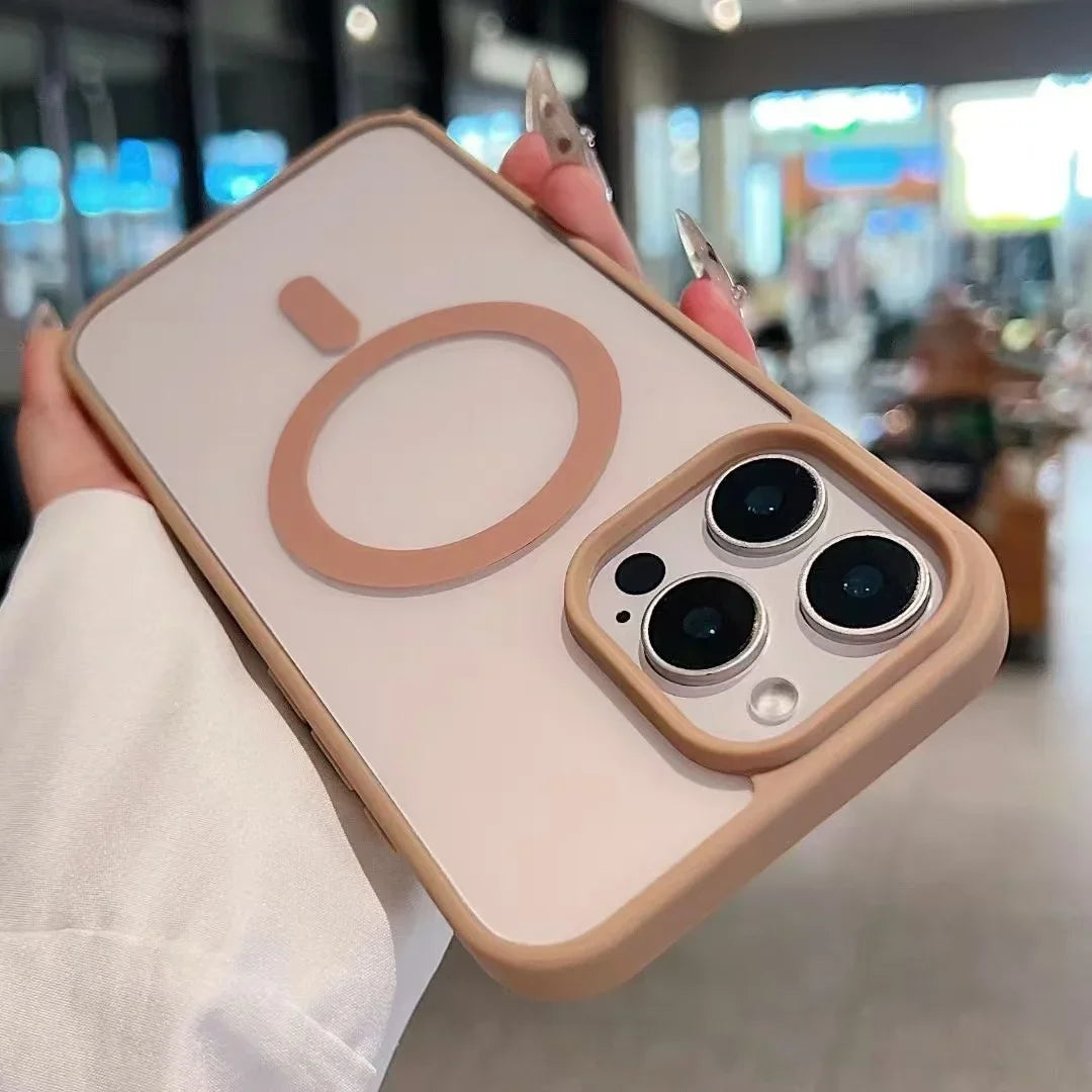 Capa Magnética Transparente Magsafe para iPhone