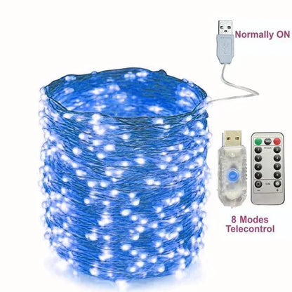 Cordão de luz LED USB