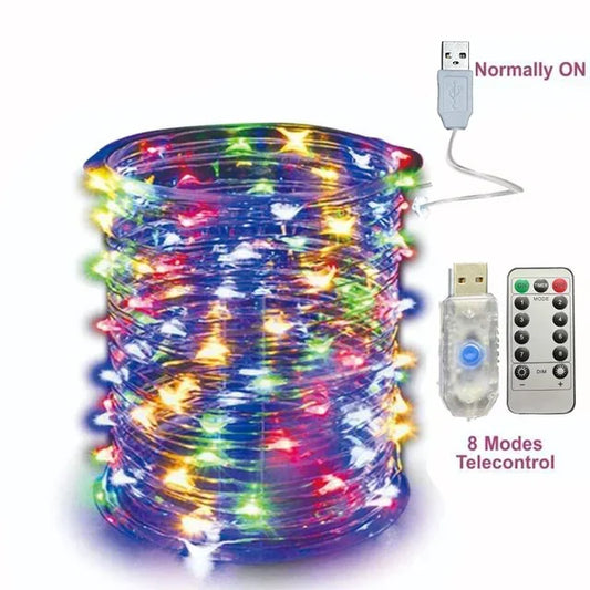 Cordão de luz LED USB