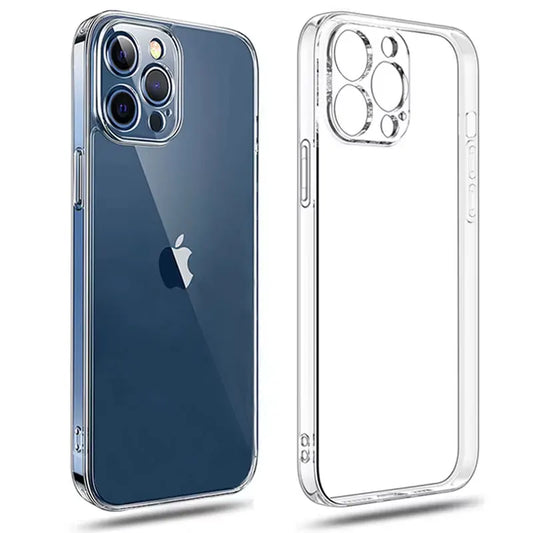 Capa de celular ultrafina e transparente para iPhone